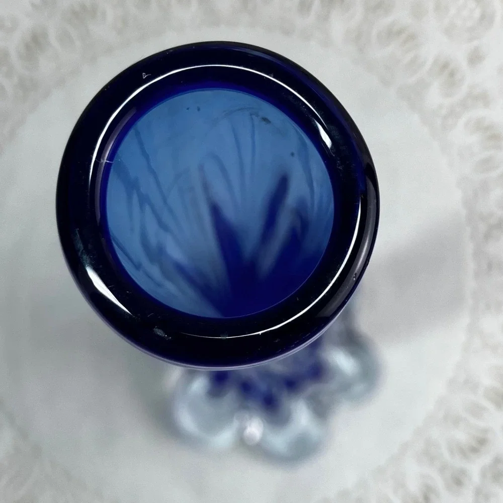 Art Glass Bud Vase 11.5